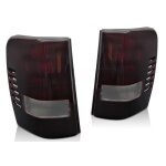 Paire coques feux arriere jeep grand cherokee 99 - 05 rouge sombre - 41272554