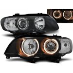 Paire de feux phares bmw x5 e53 de 1999 a 2003 angel eyes noir - 27361096