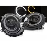 Paire de feux phares mini cooper r55 - r56 - r57 - r58 - r59 de 2006 a 2015 - full led drl + dynamic ...