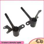 Paire de fus�es de direction de roue de 10 mm pour jusqu� 110 go kart quad atv fus�es de direction noires ...