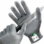 Une paire de gants anti - coupure grade 5 cuisine de qualit� alimentaire protection anti - coupure abattage ...