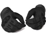 Paire de gants moto homologu�s motard pour homme femelle noir ? masque cyclisme est cadeau