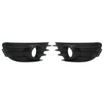 Paire de grilles de phares antibrouillard garniture noire de remplacement pour citron c4 (2004 - 2008). ...