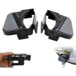 Paire de p�dales arri�re universelles pliables pour v�lo - noires extra larges - 91 x 94 cm - d�blocage ...