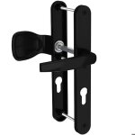 Paire de poign�es �troite b�quille et aileron aluminium bricard emetal 233 mm porte d?entr�e a cylindre ...