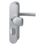 Paire de poign�es sur plaques acier blind�s 240 mm b�quille aileron pour cl� i bricard