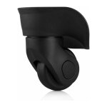 Paire de roulettes de valise universelles de rechange durables en caoutchouc silencieux multidirectionnelles ...