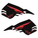 Paire de stickers en r�sine gel 3d protecteurs lat�raux pour r�servoir moto compatible avec honda cb750 ...