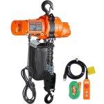 Palan Électrique à chaîne - vevor - charge de 998 kg - 1000 w - télécommande filaire de 3 m pour garage ... Palan Électrique à chaîne - vevor - charge de 998 kg - 1000 w - télécommande filaire de 3 m pour garage ...