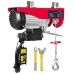 Palan lectrique - duoku - capacit de 400 kg - treuil  fil dacier 850 w 220 v - avec tlcommande sans ...