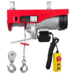 Palan �lectrique - duoku - capacit� de levage de 1 000 kg - treuil � fil dacier - t�l�commande filaire ...