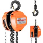 Palan manuel � cha�ne - vevor - charge 1 t - hauteur de levage 6 m - syst�me de frein � double cliquet ...