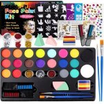 Palette de maquillage enfants marsee 22 couleurs peinture corporelle pour visage