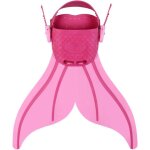 Palmes de natation sirne pour enfants palmes monopalmes de piscine pour filles / garons