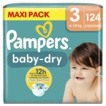 Pampers baby dry maxi t3 x124