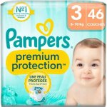 Pampers couches premium protection taille 3 6 - 10kg x46