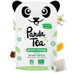 Panda tea - green energy - th� vert energisant - parfum orange vanille & citronnelle - bio - 28 sachets ...