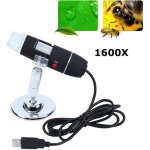 Microscope numrique paneltech 1600x avec 8 led et camra intgre