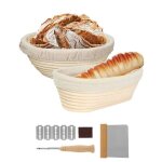 Panier à banneton pour painensemble de paniers de fermentationkit boulangeriekit pour faire du pain pour ... Panier à banneton pour painensemble de paniers de fermentationkit boulangeriekit pour faire du pain pour ...
