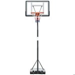 Panier de basket ext�rieur - homcom - avec poteau panneau - base de lestage sur roulettes - hauteur r�glable ...