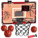 Panier de basket interieur acrylique mini panier basket enfant pour chambre mural avec 4 ballons jeux ... Panier de basket interieur acrylique mini panier basket enfant pour chambre mural avec 4 ballons jeux ...