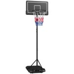Panier de basket - sportnow - hauteur ajustables 182 - 213 / 220 - 250 cm -  roulettes - avec base de ...