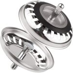 Panier de bonde classic diamtre 79. 3 mmlot de 2 bouchon evier cuisine inox filtre evier cuisine universel ...
