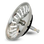 Panier pour bonde dvier de cuisine avec goupille rglable crpine universelle acier inoxydable ne dborde ...