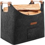 Panier � b�chespanier � b�ches pliable sac en feutre comme panier � provisions journal ou bois de chauffage ...