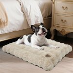 Panier pour chien - bingopaw - 90x60x10cm coussin chien dehoussable imperm�able housse lavable avec fond ...