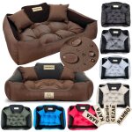 Panier pour chien kingdog kennel 75x65 cm personnalis� imperm�able marron