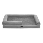 Panier pour chien orthopdique bords rehausss housse amovible et lavable 120 x 85 x 20 cm antidrapant ...