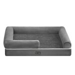 Panier pour chien orthopédique bords rehaussés housse amovible et lavable 91 x 68 x 18 cm antidérapant ... Panier pour chien orthopédique bords rehaussés housse amovible et lavable 91 x 68 x 18 cm antidérapant ...