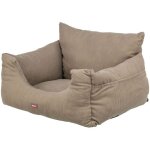 Panier pour chien - trixie - si�ge de voiture - taupe - polyester - moyen