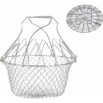 Panier frire en inoxydable panier salade tamis extensible idal pour cuisine et prparation alimentaire ...