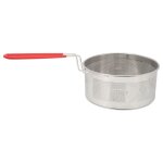 Panier à friteuse - acier inoxydable - 20 cm - poignée - compatible tous feux - rond Panier à friteuse - acier inoxydable - 20 cm - poignée - compatible tous feux - rond