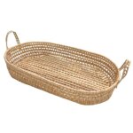 Panier � langer osier ovale naturel 75 cm