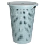 Excellent panier � linge avec couvercle 35 l 40 x 52 cm vert ko - y54231170green