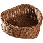 Paniers pain pour panier de service bol fruits bambou osier corne dabondance bols en bois panier de rangement ...
