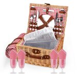 Panier pique - nique en osier pour 4 personnes ttlife panier de pique nique avec compartiment isotherme ... Panier pique - nique en osier pour 4 personnes ttlife panier de pique nique avec compartiment isotherme ...