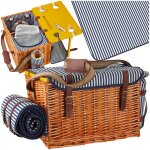 Panier pique - nique - tectake - panier pique - nique rügen pour 4 personnes compartiment isotherme et ... Panier pique - nique - tectake - panier pique - nique rügen pour 4 personnes compartiment isotherme et ...