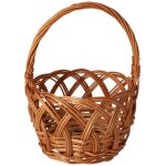 Panier rond ajour� pour p�ques d�coration de p�ques