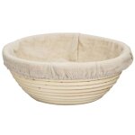 Panier rond de fermentation du pain en rotin indonsien panier pain de cuisson maison panier rond ovale ...