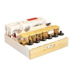 Panier tiroir pour meuble de cuisine - rangement placard cuisine coulissant40x40. 5x8cm - blanc