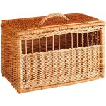 Panier de transport osier - chien - panier de transport - osier - 45x28x28cm - intrieur - main