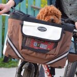 Panier de transport portable pour chien chat sur v�lo bicyclette voyage sac