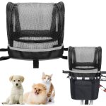 Panier velo avant couverture protectrice de vélo amovible respirant détachables pour petits chiens chat ... Panier velo avant couverture protectrice de vélo amovible respirant détachables pour petits chiens chat ...