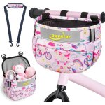 Panier velo enfantpanier velo avantdesign arc - en - ciel & sangle r�glablewaterproof 24 * 16 * 11. 4cmconvien ...