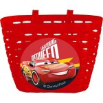 Panier velo - sacoche velo tataway panier de v�lo pour enfant disney cars plastique rouge