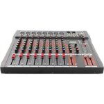 Panneau audio 8 canaux mixeur audio bluetooth avec console table de mixage audio dj 6 modes musicaux ...